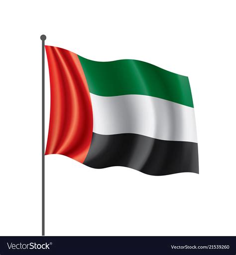 United Arab Emirates Flag Royalty Free Vector Image