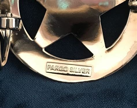 Texas Ranger Belt Buckle Made By Fargo Silver Co Etsy