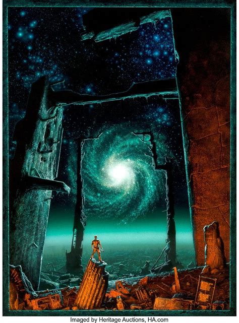 Michael Whelan American B 1950 Foundations Edge Paperback Cover