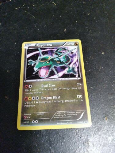 Mavin Rayquaza Holo Xy Black Star Promo Pokemon Tcg Card Rare