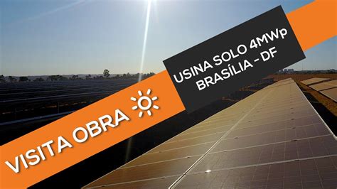 ESTRUTURA SOLO MONOPOSTE INSTALADA DE USINA SOLAR 4MWp EM BRASÍLIA