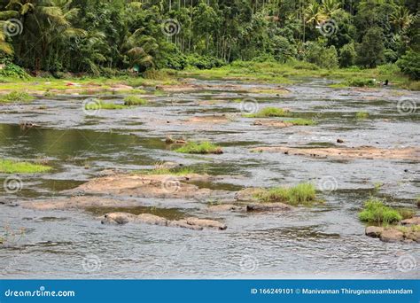 Beautiful View of the Pamba River in Kerala, India Stock Image - Image ...