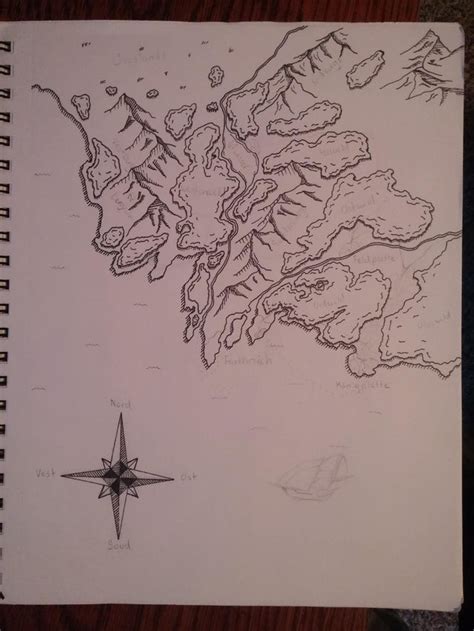 New Map - Tolkien Style/Fantasy Germanic Theme - Pen & Paper : r ...