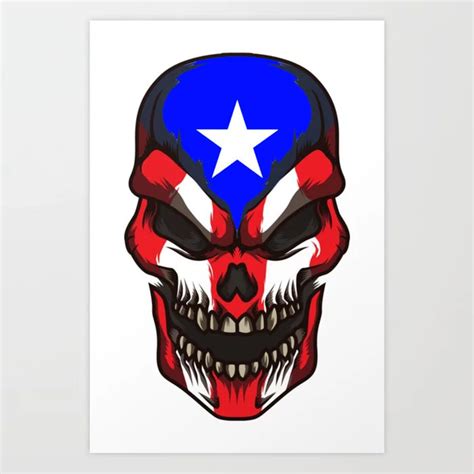 Puerto Rico Flag Vinyl Stickers Decals Bandera Boricua Calavera