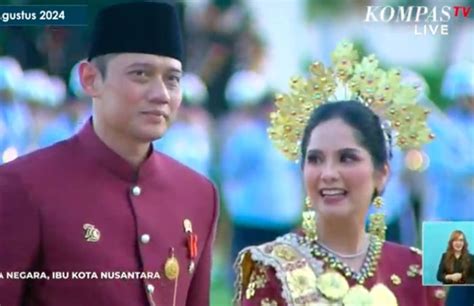 Selamat AHY Dan Annisa Pohan Menang Busana Adat Terbaik Saat Upacara