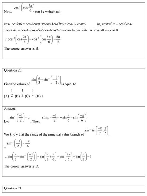 Ncert Solutions Class 12 Maths Chapter 2 Exercise 2 2 Inverse