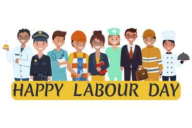 Professional workers international labor day set Vector Image