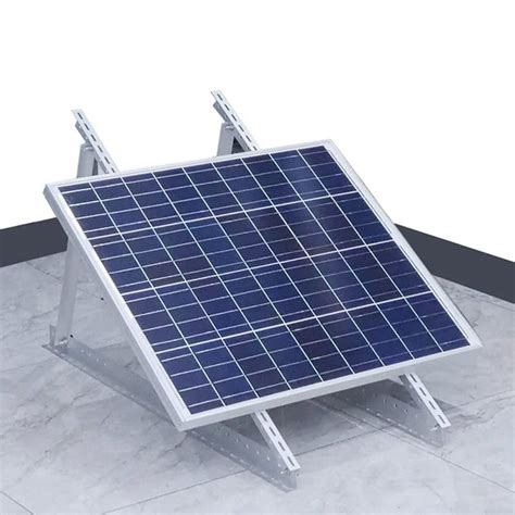 Non Rusting Customize Solar Panel Tilt Mount Frame For Cement Roof