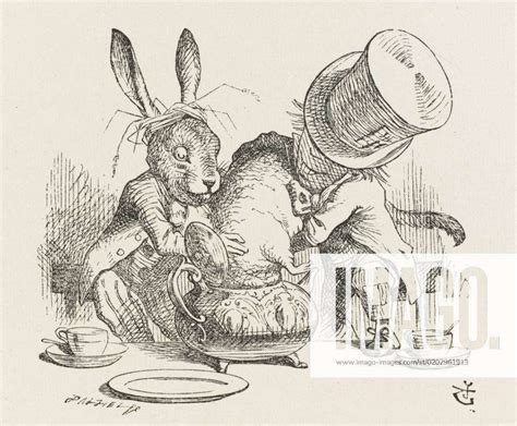 Alice Dormouse In Teapot The Hatter S Mad Tea Party The Hatter And