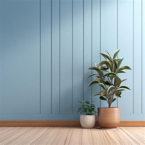 Premium Photo Interior Background Of Empty Room With Wooden Paneling