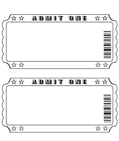 Blank Train Ticket Template - Professional Template Inspiration