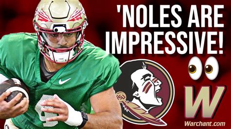 Noles Are Impressive Fsu Spring Football Breakdown Jeff Cameron