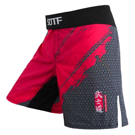 Mma Boxing Clothing Shorts Suotf Red Men Bushido Mma Muay Thai