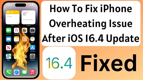 How To Fix Iphone Overheating Issue After Ios 16 4 Update Solved Youtube