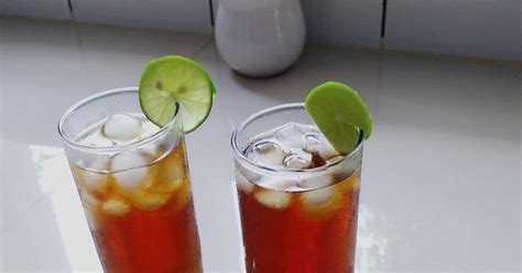 Resep Es Lemon Tea Lime Oplosan Oleh Ria Mamanya Tata Cookpad