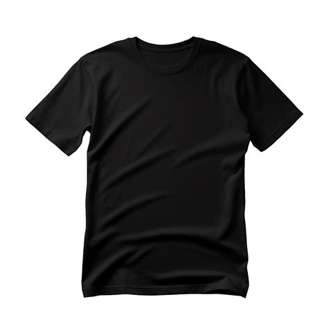 AI generated Black tshirt isolated on transparent background 35200439 PNG