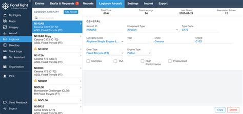 Logbook Foreflight