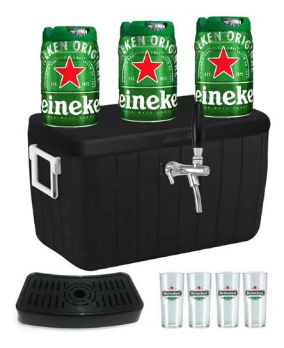 Chopeira Portátil Para 3 Barril Da Heineken À Gelo Parcelamento sem juros