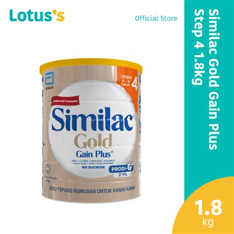 Similac Gold Gain Kid Step Kg Lazada