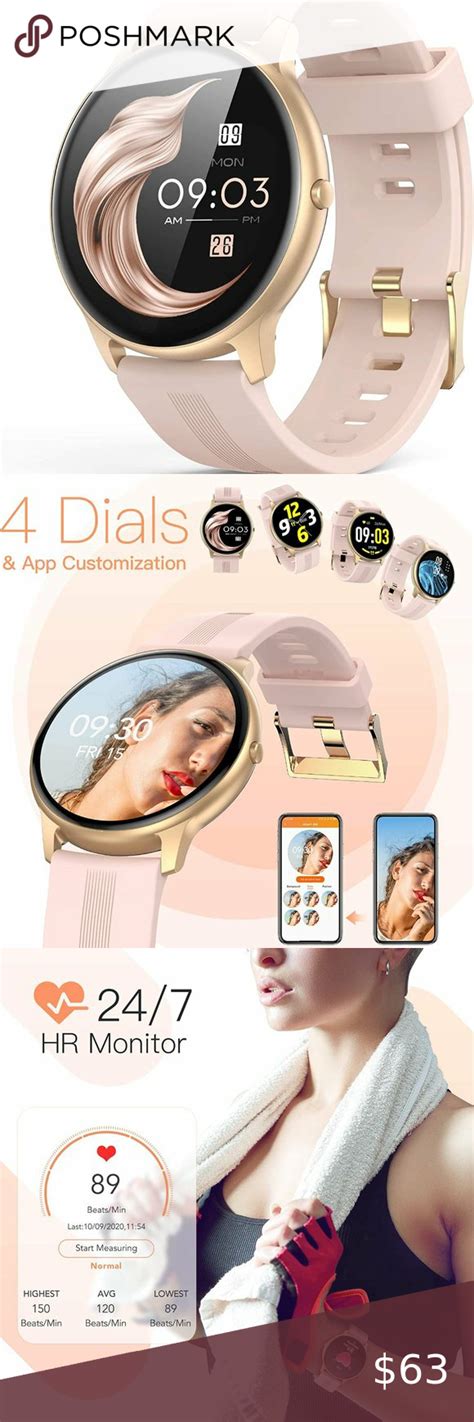 Smart Watch For Women Agptek Smartwatch For Android And Ios Phones Ip68 Waterpr Smartwatch