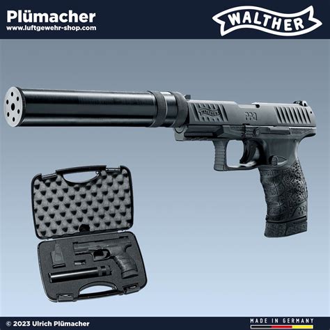 Walther Ppq M Navy Kit Schreckschusspistole Mit Schalld Mpfer