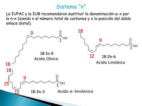 Nomenclatura para Ácidos grasos Triacilgliceroles y Ceras pptx