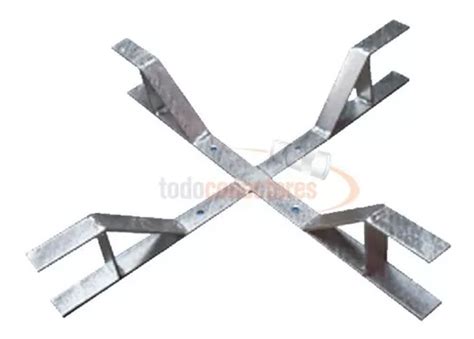 Cruz De Reserva 50x50 Galvanizada Fibra Optica Retencion