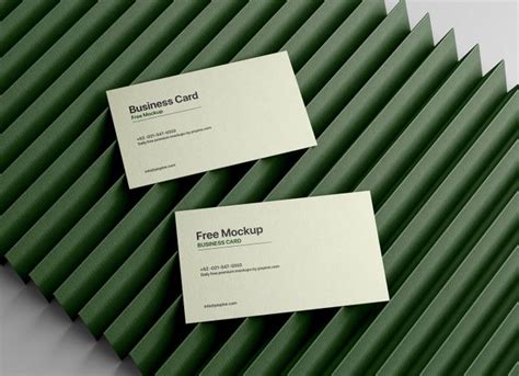 High Quality Free Business Card Mockups Good Mockups