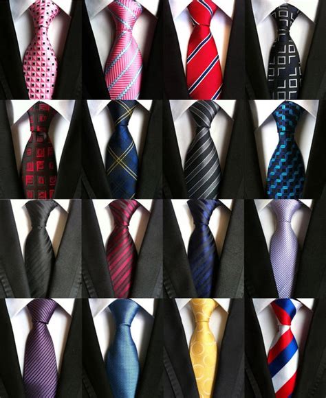 Fashion Neckties Classic Men's Ties Jacquard Woven 100% Silk Men Neck ...