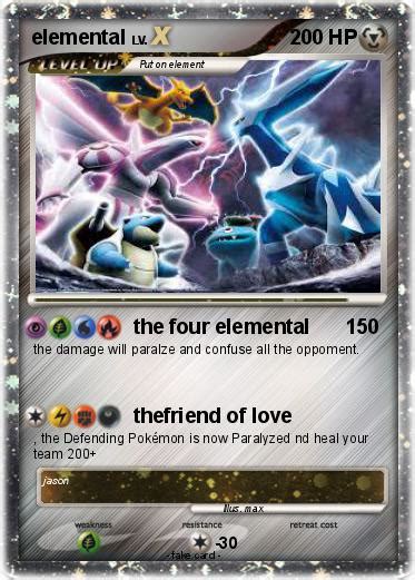 Pokémon Elemental 131 131 The Four Elemental My Pokemon Card