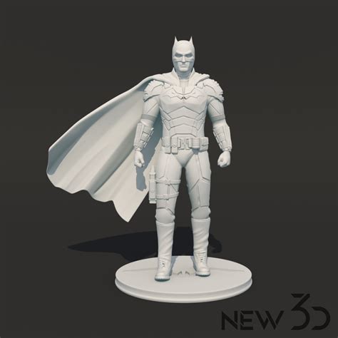 Batman Robert Pattinson 3d Model 3d Printable Cgtrader