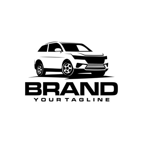 suv car logo template black color 5893309 Vector Art at Vecteezy