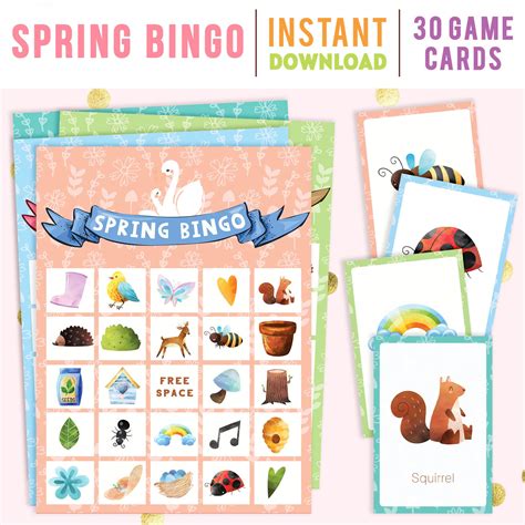 Spring Bingo Patterns