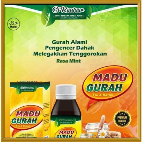 Jual Madu Batuk Gurah Flu Batuk Guah El Kautsar Shopee Indonesia