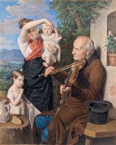 Le Vieux Violoniste Der Alte Geiger Von Ferdinand Georg Waldm Ller Auf