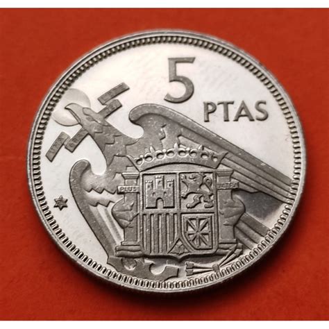 Espa A Pesetas Franco Estado Espa Ol Moneda De Nickel