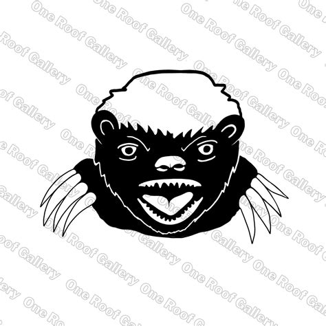 Angry Honey Badger Svg Angry Honey Badgers Png 2x Honey Badger