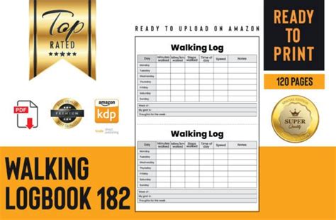 119 Printable Walking Log Sheet Designs And Graphics