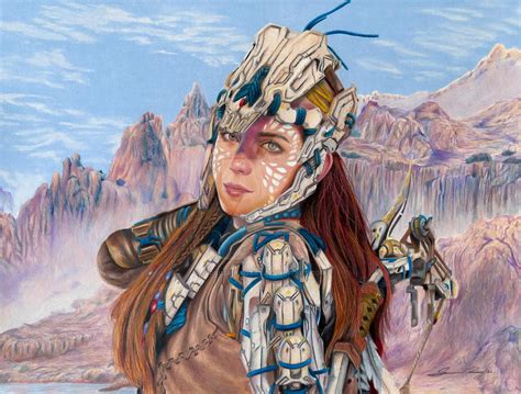 Aloy | Horizon Forbidden West | 2022 by giosuerussoart on DeviantArt