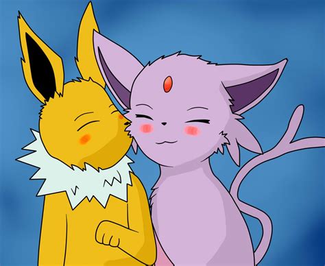 36 ideas de Jolteon x espeon 💛💜 | evoluciones de eevee, pokemon, pokemon animado