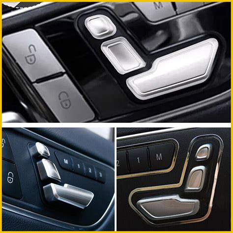 6x Door Seat Adjust Button Switch Cover Trim For E Mercedes Benz Class W204 W212 Ebay