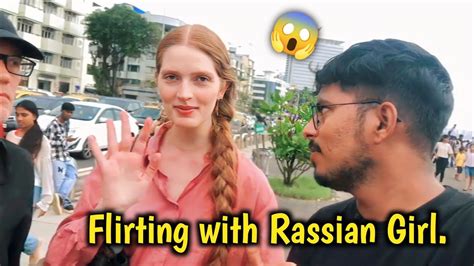 Flirting With Rassian Girl Omg😱 Ye Kya Bol Diya Maine Crazy