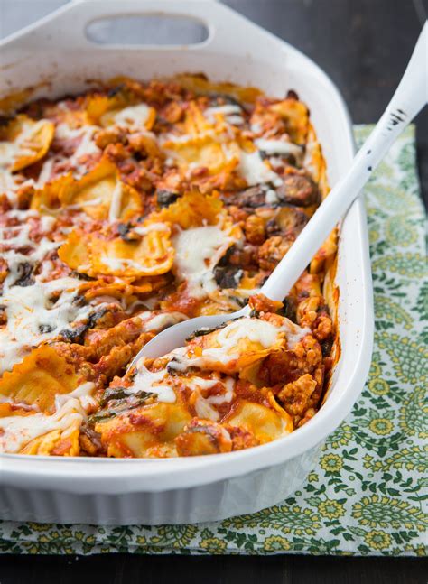 Baked Cheese Ravioli Casserole A Zesty Bite