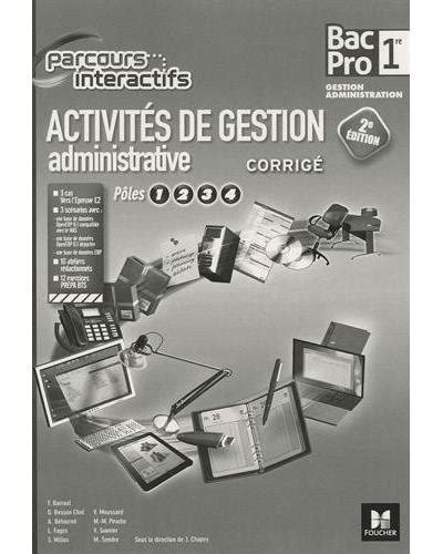 Parcours Interactifs Activités De Gestion Administrative 1re Bac