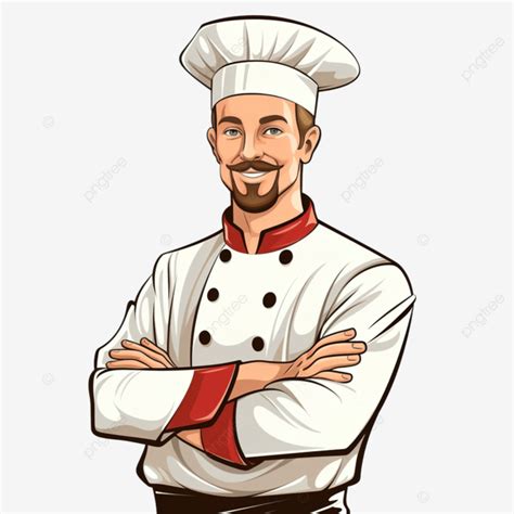 Chef Profesional En Uniforme Ilustraci N Png Dibujos Cocinero