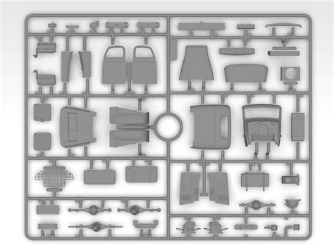 G Us Cargo Truck Model Do Sklejania Icm