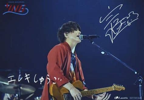 駿河屋 仲村宗悟 横型印刷サインメッセージ入り Blu raySHUGO NAKAMURA 2nd LIVE TOUR ING