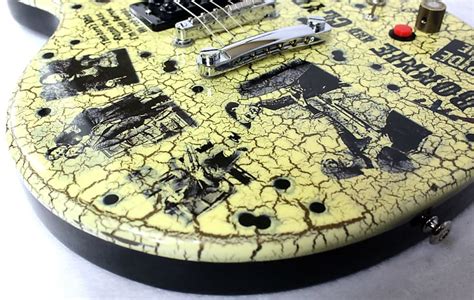 Custom Crackle Painted And Upgraded Epiphone Lp Special Ll Reverb