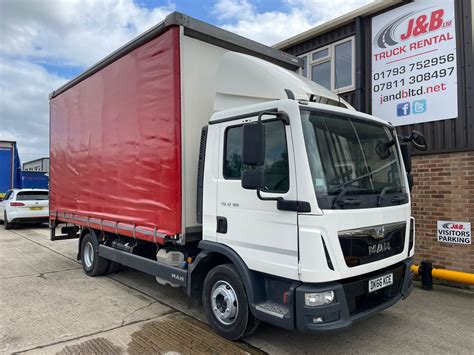 Used MAN TGL 12 180 4X2 CURTAINSIDER WHITE 4 6 Truck Swindon J B Ltd