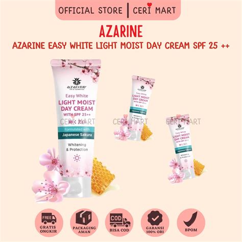 Jual AZARINE AZARIN Easy White Light Moist Day Cream Spf 25 20ml